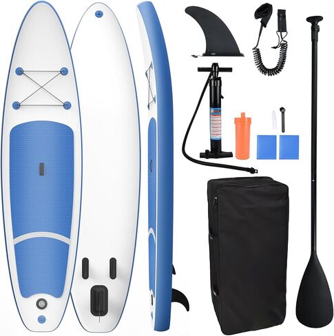 ألواح التجديف القابلة للنفخ مع ألواح التجديف SUP للبالغين، سطح EVA غير قابل للانزلاق in Kuwait
