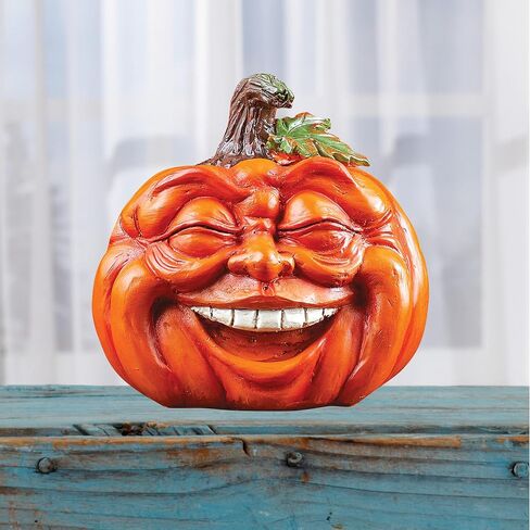 Collections Etc Expressive Pumpkins Fall Table Top Décor, Short in Saudi Arabia