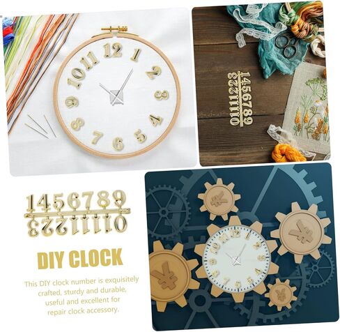 5 Sets Clock Reloj De Pared Digital Arabic Decor DIY Kits Arabic Clock Number Repair Clock Parts Clock Arabic Number Decoration Clock Arabic Number Rome Replace Black in Saudi Arabia