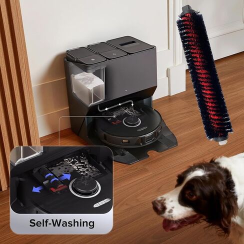 GYLBF Accessories Kit Compatible with Roborock S8 Pro Ultra Robot, Replacement Parts Include 2 Roller Brush, 1 Self-Cleaning Brush, 4 Hepa Filter, 4 Side Brush, 4 Mop Cloth, 4 Dust Bags in Kuwait