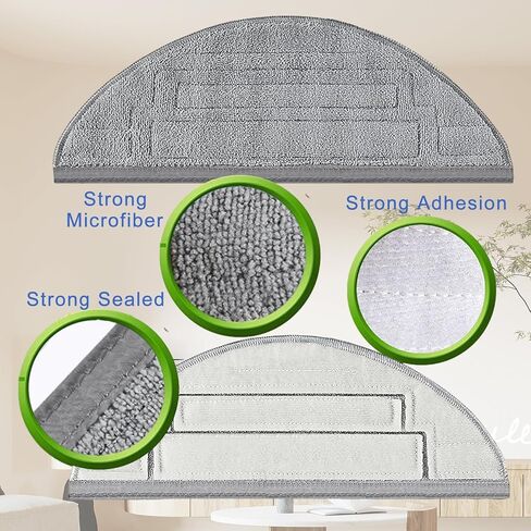 GYLBF Accessories Kit Compatible with Roborock S8 Pro Ultra Robot, Replacement Parts Include 2 Roller Brush, 1 Self-Cleaning Brush, 4 Hepa Filter, 4 Side Brush, 4 Mop Cloth, 4 Dust Bags in Kuwait