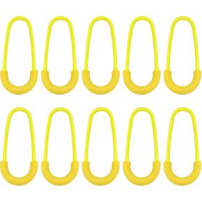 Honbay 10PCS Heavy Duty U Shape Nylon Zipper Pulls Zipper Tags Zipper Extension Replacement for Backpacks, Luggage bags, Clothes (Black)