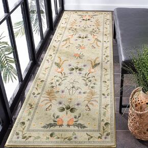 Area Rugs for Living Room 5x7 Non-Slip Carpet Washable Boho Rug Vintage Low Pile Carpet Print Home Rugs for Bedroom Kids Room Playroom Dining Room Home Office Farmhouse,Purple
