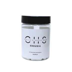 Exousia Hair Growth Supplements, Easy To Swallow Daily Capsules for Women to Support Thicker, Fuller Hair, Hair Growth Vitamins with Biotin Zinc 60 Capsules 30 Day Supply