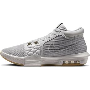 NIKE Lebron Witness 8 Basketball Shoes (FB2239-003, Light Iron ORE/SAIL/Gum Light Brown/Medium Olive) Size 12