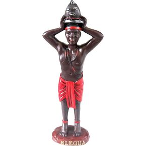Anne's Boutique Powerful Orisha Elegua Statue Orisha Statue Orisha Elegua Estatua Santeria Statue (5 Inches)