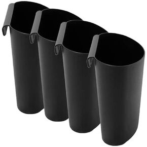 Didiseaon 4pcs Shopping cart Storage Bins Trash can go cart Sundries Hanging Holder Hanging Scraps can Tabletop Sundries Container lash cart Organizer Hanging can Plastic Household Tool