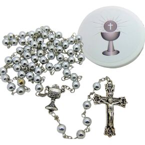 Westman Works First Communion Rosary with Gift Case Box