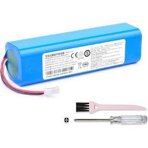 6800mAh Vacuum Battery for Proscenic M7 Pro M8 Pro M7 Max, Viomi S9 Viomi D800, for Uoni V980 Max V980 Plus, for Coredy L900 UONI S1 V980, for Roidmi Eve Plus, for Lydsto R1, for Lenovo LR1