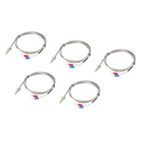 MECCANIXITY 5pcs K Type Thermocouple Temperature Sensor M6 Screw Temperature Probes 3.3ft 0 to 800°C(32 to 1472°F)
