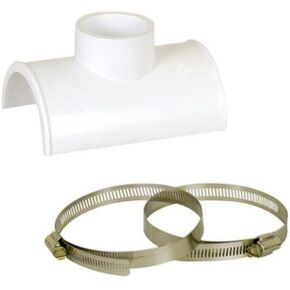 Sioux Chief Saddle TEE PVC 4X2 MfrPartNo 891-0412P