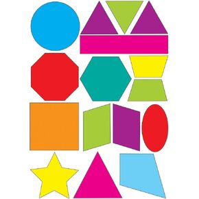 Ashley Productions Shapes Math Die-Cut Magnet, Multi (ASH10065)