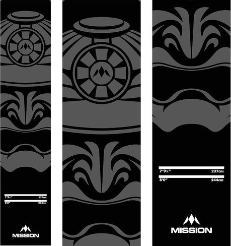 Mission Darts | Lightweight Carpet Dart Mat | Available in Multiple Designs. in Saudi Arabia