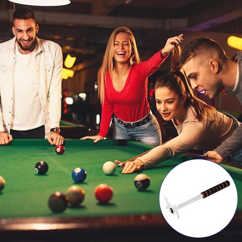 Retractable Billiards Cue Stick Bridge with Removable Brass Bridge Head - EVA Handle Billiards Table Accessory, Apply to Party/Club/Home in Saudi Arabia