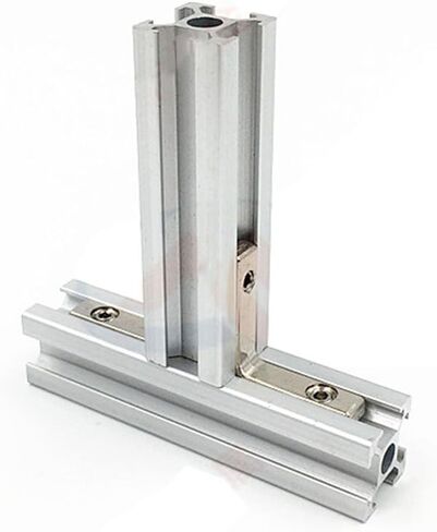 4-Pack T Slot L-Shape Corner Bracket, 3030 Series 90 Degree Aluminum Profile Interior Joint - with M6 Screws,Suitable for 8mm Slot Aluminum Extrusion Profile in Saudi Arabia