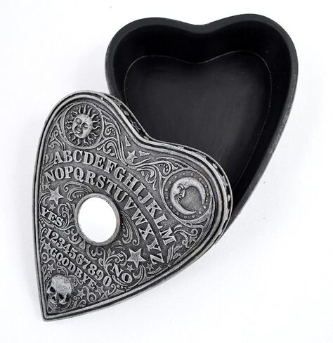 Nemesis Now Spirit Board Ouija Board Planchette Shaped Box Trinket Box in Saudi Arabia