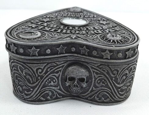 Nemesis Now Spirit Board Ouija Board Planchette Shaped Box Trinket Box in Saudi Arabia