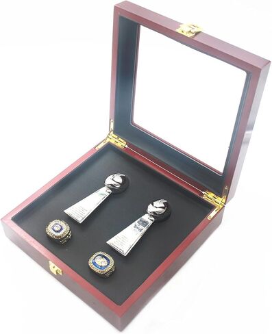 كأس فالمان ميا 1972 1973 لأبطال العالم لكرة القدم (مادة معدنية) وحلقات طبق الأصل لبطولة الدلافين مع صندوق خشبي مقاس 11 in Kuwait