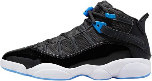 Nike Air Jordan 6 Rings Men's Shoes Anthracite/University Blue 322992-041 12 in Saudi Arabia