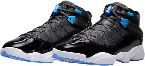 Nike Air Jordan 6 Rings Men's Shoes Anthracite/University Blue 322992-041 12 in Saudi Arabia