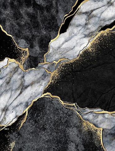 Modern Aesthetic Grey Black Gold Marble Abstract Area Rug 5x7 Non-Shedding Soft Rug for Livingroom Bedroom Diningroom Indoor Office Kitchen Floor Carpet in Saudi Arabia