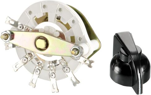 MECCANIXITY 1 Set Band Selector Rotary Switch 1 Deck, 5 Pins 1P4T & 7 Pins 1P6T Band Switch for Radio TV Industrial Machine Electronic Devices in Saudi Arabia