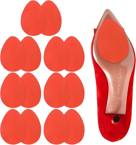 Shoe Grips on Bottom of Shoes, Self-Adhesive Anti-Slip Shoe Pads, Silicone Shoe Gummies Sole Protector for Bottom of Shoes (3 Pairs, Black) in Kuwait
