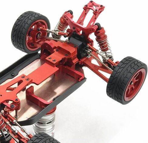 حامل مقعد مثبت على المحرك من الألومنيوم لسيارة RC Hobby 1/14 Wltoys 144001 أجزاء ترقية عربات التي تجرها الدواب (أصفر) in Kuwait