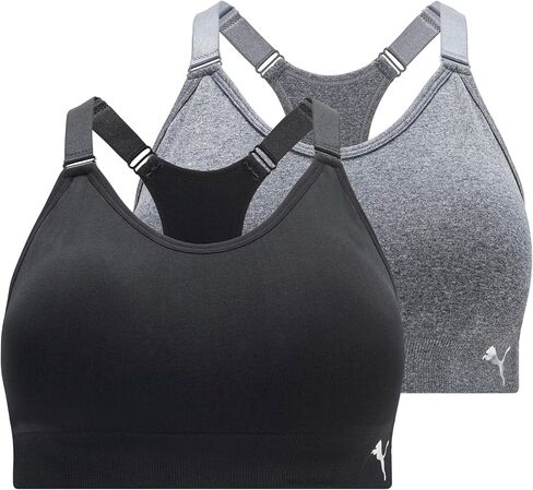 PUMA Women's 2 Pack Seamless Sports Bra in Saudi Arabia