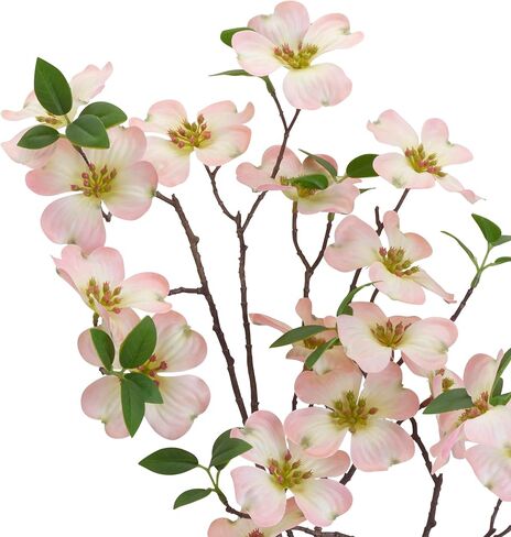 Elements Dogwood Artificial Flower Stems, Fake flowers for Home Decoration, 18x8x36 Inch in Saudi Arabia