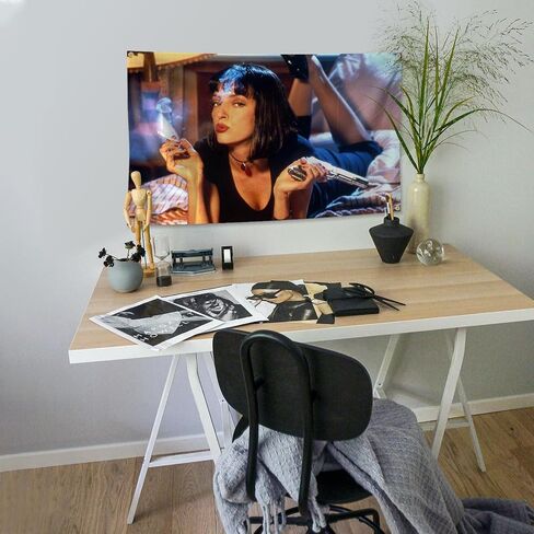 NureSs Pulp Fiction Movie Tapestry 3x5 Feet Tapestry for Bedroom Aesthetic, Funny and Meme Tapestries for College Dorm and Living Room in Saudi Arabia