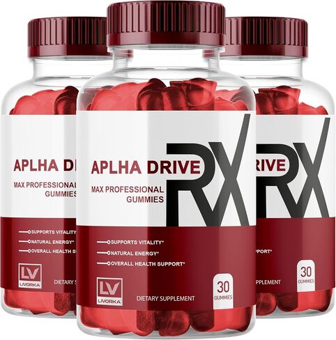 (3 Pack) Alpha DriveRX Gummies, Alpha DriveRX Advanced Formula, Alpha DriveRX Gummy, 90 Gummies for 3 Months in Saudi Arabia
