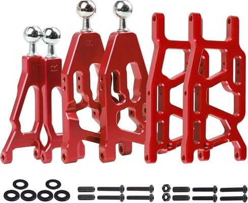 6-Pack Aluminum Front & Rear Suspension Arms w/Pivot Balls Complete Arm Set for ARRMA RC 6S 1/8 Typhon 1/7 Limitless Felony Infraction Car, Upgrade Hop-Up Parts (Navy Blue) in Saudi Arabia