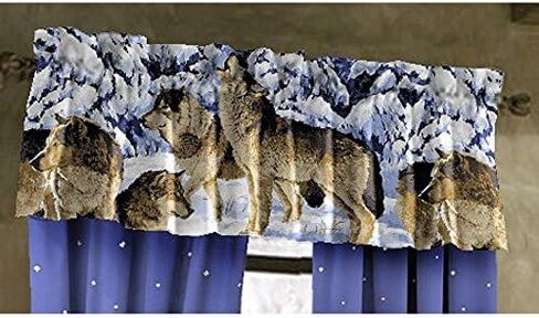 Wolves Midnight Blue Comforter Set & Sheets Wildlife Lodge Cabin (Bed in A Bag) (8pc King Size) in Saudi Arabia