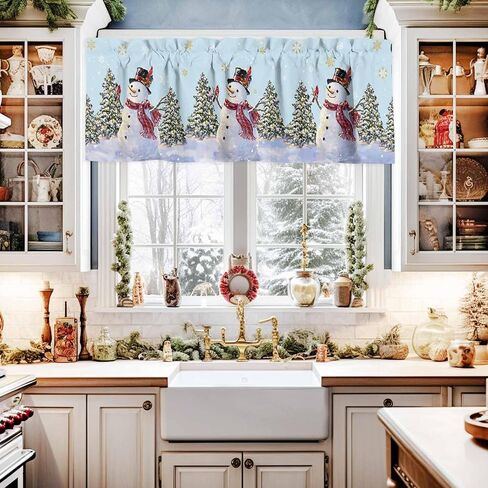 Halloween Valance Curtain for Kitchen,Farm Truck Pumpkin Ghost Face Window Valances,Skeleton Crow Haunted Castle Rod Pocket Curtain Purple Fog Window Treatment for Bedroom Bathroom Laundry Room in Kuwait