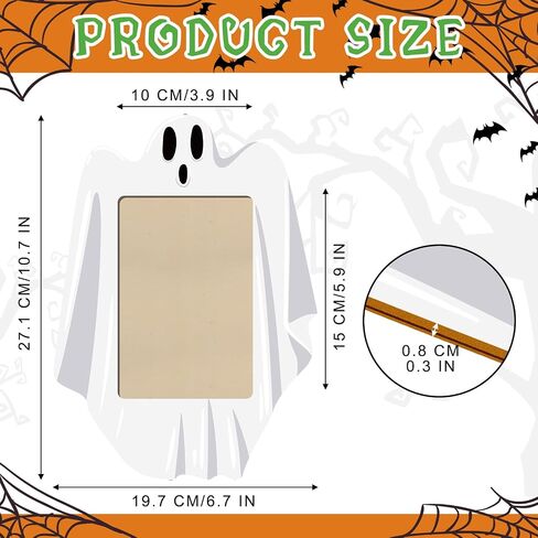 Halloween Fall Picture Frame Wooden 4 x 6 Picture Frame with Stand Pumpkin Castle Shaped Photo Frame Modern Photo Frame Decorative Frame for Halloween Fall Thanksgiving Home Office Decor Gifts (Castle) in Saudi Arabia