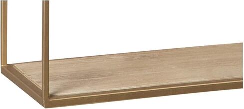 Signature Design by Ashley Efharis Shadow Box Set, 3 Piece Wall Shelf, Natural & Gold Finish in Saudi Arabia