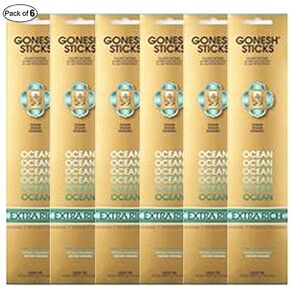 Gonesh Incense Extra Rich- Ocean (20 Sticks in 1 Pack) (Pack of 3)