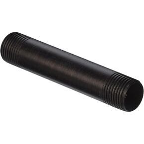 Plumb Pak K33-40BNLF Lead-Free Pipe Nipple for Supply Riser Toilet Tube, 1/2" IPS x 4", Brushed Nickel