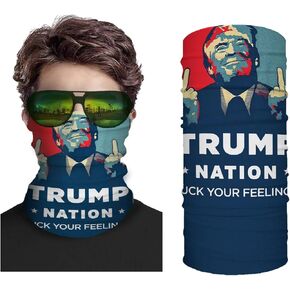Unisex Trump 2020 Face Mask Neck Gaiter Washable Balaclava Scarf