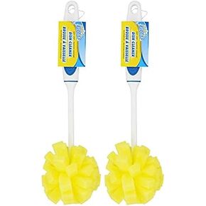 Scrub Buddies Dish Cleaning Sponges, Blue/Yellow
