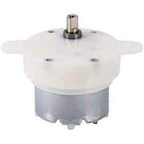 12v DC High Slow Speed Electric Motor 3 RPM 4mm Shaft Diameter Micro Slow Down Mute Motor