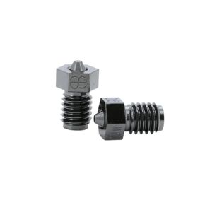 MK8 Tungsten Carbide Nozzle - Ultra-High Hardness 9 Mohs, High-Temperature 550℃, 130W/m·K Thermal Conductivity, Low Friction for 3D Printers (0.80mm)
