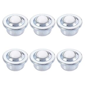 uxcell Ball Transfer Bearing Unit 15mm 33Lbs Nylon Drop-in Type for Transmission Pack of 6