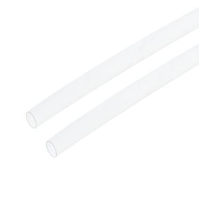 MECCANIXITY PTFE Heat Shrink Tubing 4 to 1 Ratio, 3.3ft x 0.37" Clear Insulating Tubing High Temperature Shrinking Tube