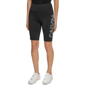 Calvin Klein Women's Performance Bike Shorts (US, Alpha, Medium, Regular, Regular, Black White)