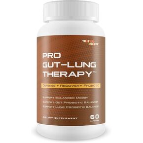 Pro Gut-Lung Therapy - Probiotic Mood Support- Defense + Recovery Probiotic - Support Balanced Mood - Support Gut Probiotic Balance - Support Lung Probiotic Balance - Overall Health Support 1.0 Count