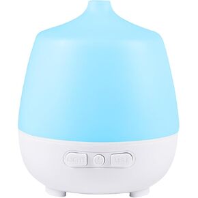 HAPPTWS 220ml Essential Oil Diffuser, Diffuser Whit Automatic Shutdown Function, 4 Timing Modes, 7 Colors of Cold Mist Humidifier, Continuous Use for 5 Hours, Suitable for Home Office Yoga