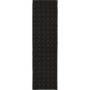 Garland Rug Sparta Area Rug, 2-Feet by 12-Feet, Black