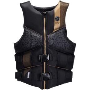 Hyperlite Domain CGA Womens Wakeboard Vest Black/Gold Sz XL